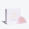 KOA LIFE Herramienta facial Gua Sha de cuarzo rosa, herramienta