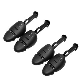 FONHERILI WAJJ 2 Pairs Upgraded Practical Adjustable Length Men Shoe Tree Stretcher Holder Shaper Support(Tension Black)