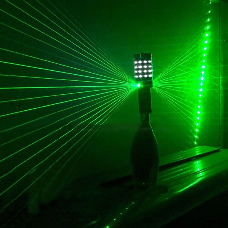 Rechargeable LED Strobe Baton for Party Decor – Aluminum Flashing