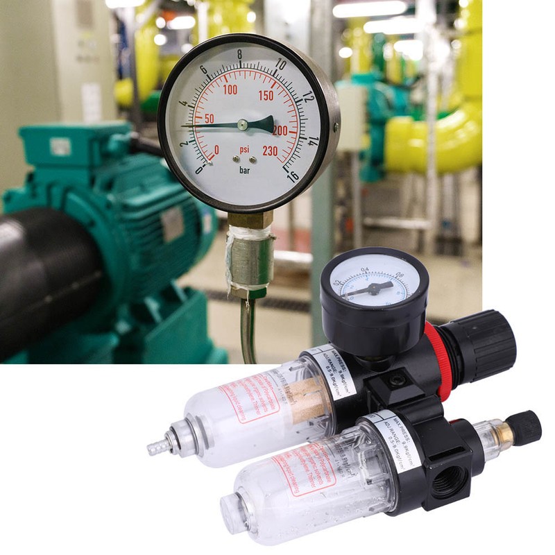 G1/4 Oil Water Separator Filter with Quick Connector AFC2000 AL2000