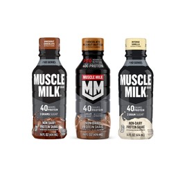 Muscle Milk Pro Series Protein Shake, Multi Flavor Variety Pack, 40g Protein, 14 Fl Oz (3 Flavor Variety, Pack of 6)