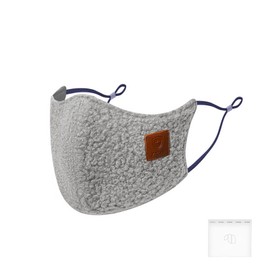 MITSUHA 3D Mask, 3D, For Winter, Windproof, Cold Protection, UV Protection, UPF 50+, Sunscreen, Individual Packaging, Comfortable Mask, Stylish, Small Face, Ear Painless, Unisex, Washable (Leather