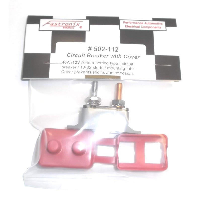 Fastronix 40A 12V Tipo 1 Disyuntor de circuito de reinicio