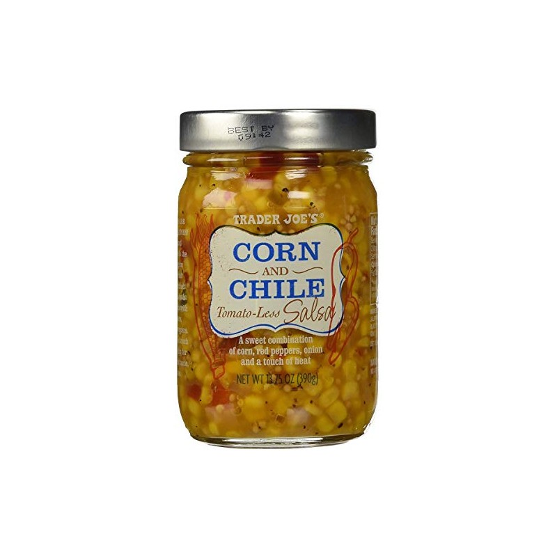 Trader Joe's Corn and Chile Tomato-less Salsa 13.75 oz -