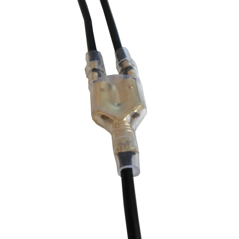 Double Giboshi Terminal with Sleeve, 20 Sets for Wiring Modification,