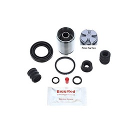 Rear Brake Caliper Seal Rebuild Kit with Loaded Piston – Compatible with Classic Sports Car Rear Disc Brakes – Hydraulic Caliper Repair Set for Rear Axle