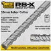 SabreCut Professional 10mm x 300mm Rebar Cutter Fixed SDS Carbide