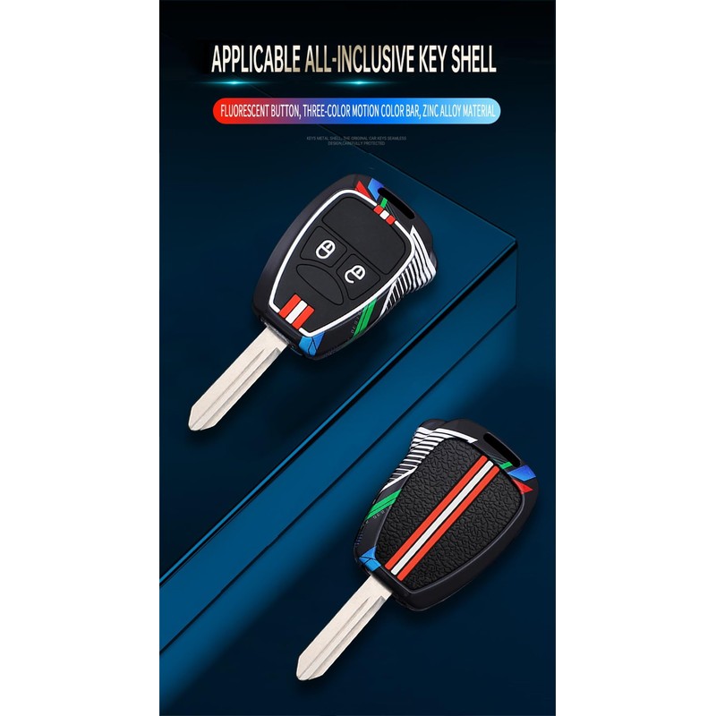 ontto luminous car key fob cover fit for Jeep Commander