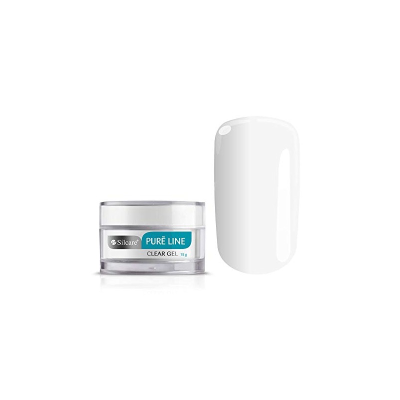 Silcare Pure Line Clear UV Gel Nail Poslih, Acid Free
