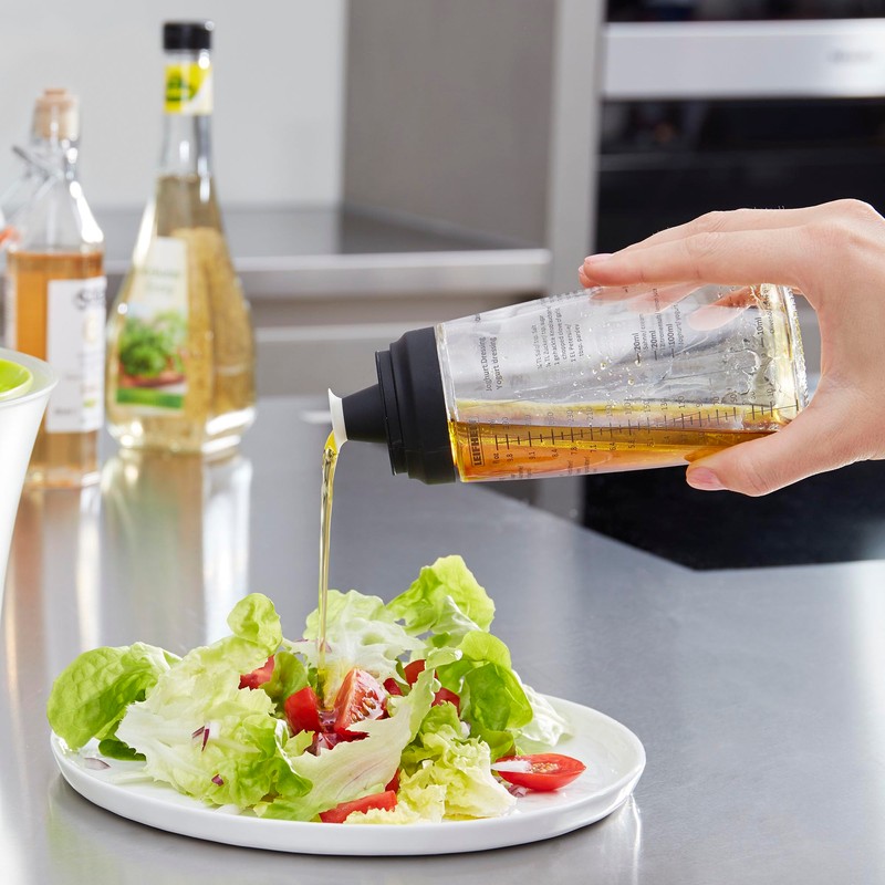 Leifheit Glass Salad Dressing Bottle 10 oz – Durable Eco-Friendly