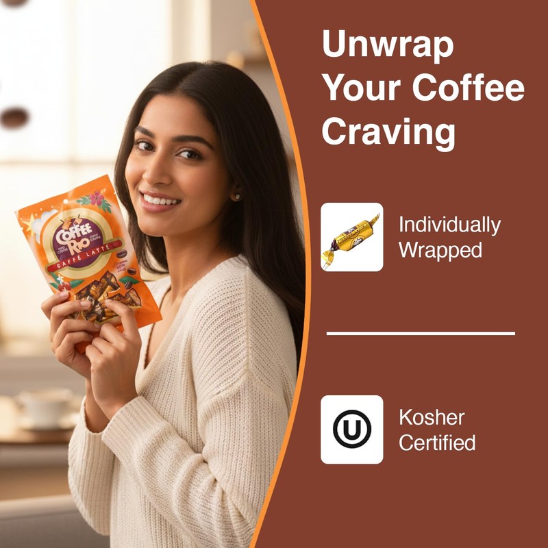Coffee Rio Latté Coffee Candy, Pack of 3 (5.5 oz
