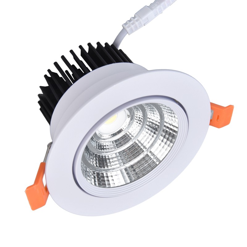 LED Embedded Spotlights Stable Light Low Noise Dustproof Easy to