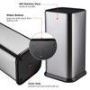 Universal Knife Block Without Knives,Modern Knife Holder for Kitchen Counter,Stainless