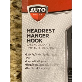 Auto Drive HEADREST HANGER HOOK Hangs Purses,Shoppin