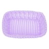 STOBAZA 1pc Purple Baskets Bins for Shelf Storage Organizing Woven