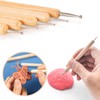 DanYun Clay Round Rod, Craft Rod, Clay Tool, Set of