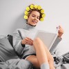 Jumbo Foam Sponge Hair Roller Soft Sleeping rollers Curvy Wavy