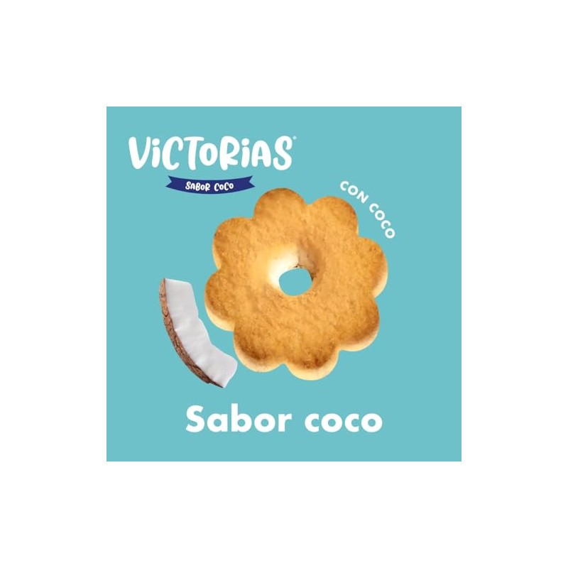 Maribel Victorias Galletas Coco 156g | Sabor tropical, bolsa sellada,