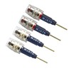 WJSTN Banana Plug to 4mm Female Jack Adapter, Speaker Audio