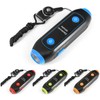 Electronic Whistle Handheld Electric Whistle with Lanyard SOS Light Flashlight