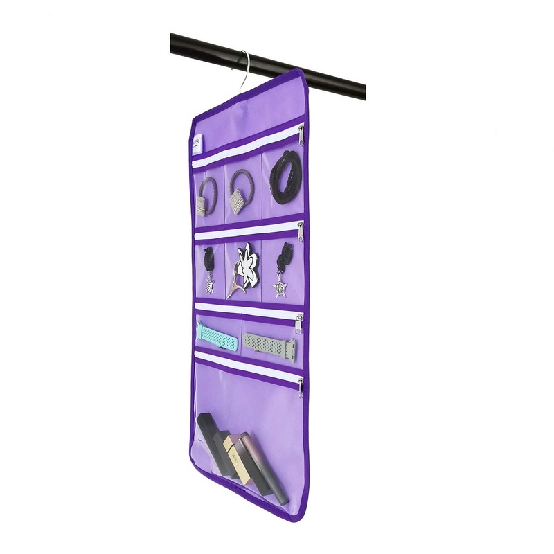 ANIZER Travel Foldable Jewelry Rolls Bag Hanging Jewelry Organizer with