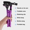 Folding Cane with Led Light, Adjustable Canes for Men and