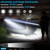 LED Flashlight USB Rechargeable Digital 120000lm High Luminous Flux Ultra