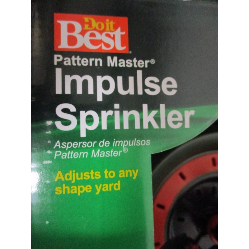 DO IT BEST Poly Sled Impulse Sprinkler With Programming Disc
