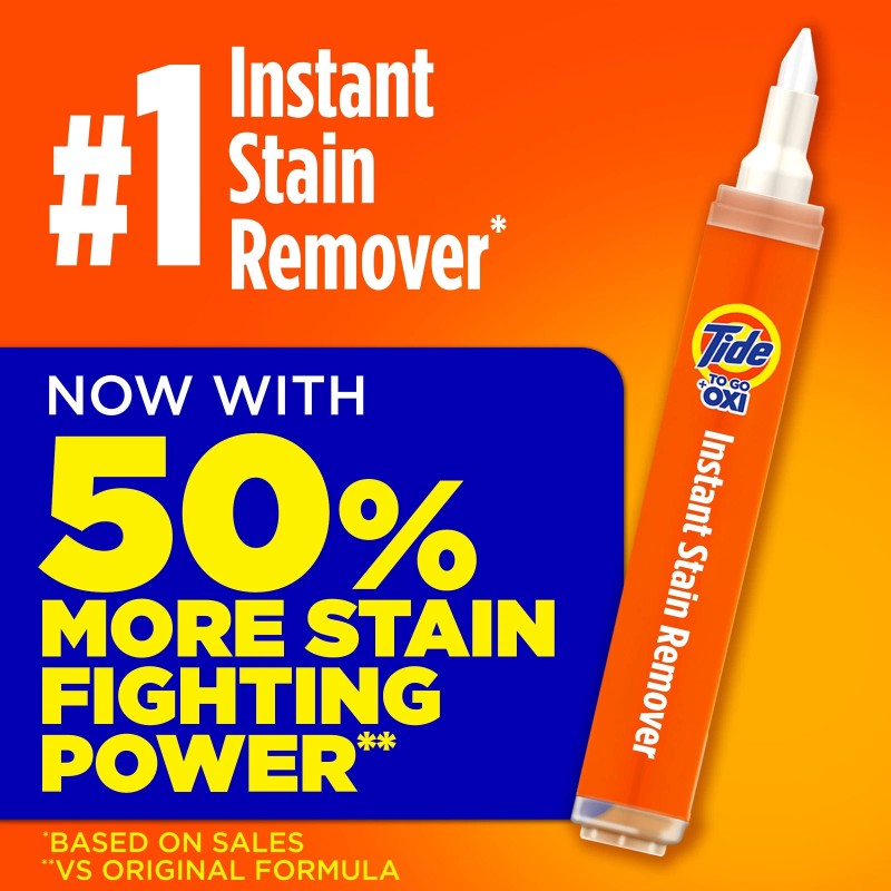 Tide To Go Instant Stain Remover Pen 5 Count Portable