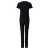 Noppies Lemay Women's Jumpsuit Nursing Short Sleeve Overalls, black