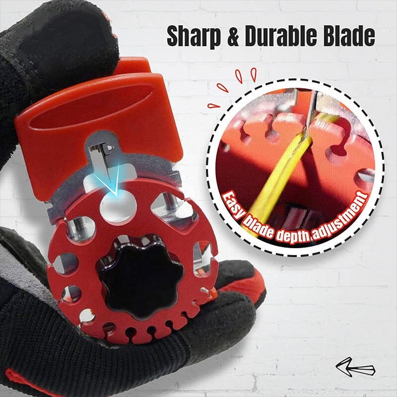 Universal Handheld Wire Stripper Portable Quick Electric Wire Demolisher Stripper