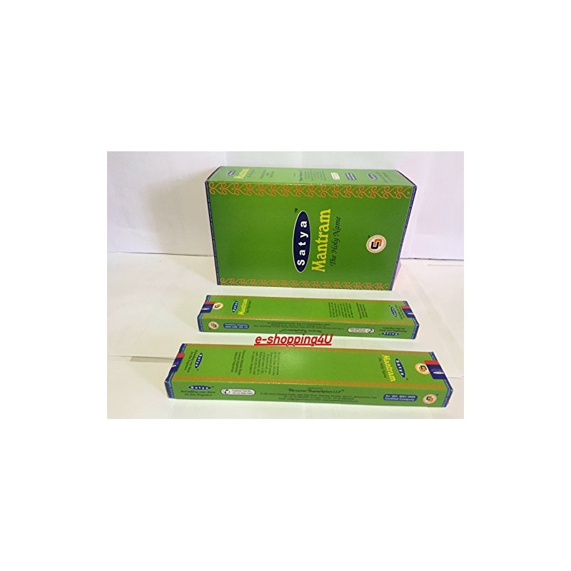 Satya ( MANTRAM ) Incense Sticks 12 Packsx 15g