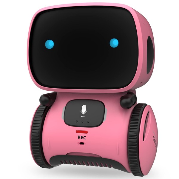 GILOBABY Toy Robot for Girl, Intelligent Smart Robot Toy for Girl Boy Kid, Children Interactive Idea Gift Toys Age 3 Years &Up, Voice Control &Touch Sense, Dance &Sing &Walk, Recorder &Speak Like You