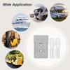 350A Forklift Battery Connector 2/0 AWG Gray 350A 600V Plug,
