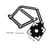 jojofuny Aluminum Alloy Ruler Folding Design Multi-angle Measuring Tool for