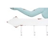 Creative Co-Op Aqua & White Metal Mermaid Wall Décor with