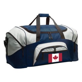 Canada Flag Duffel Bag LARGE Canada Suitcase or Gym Bag for Men Ladies Him Her