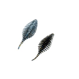UL Fishing Trout Bait Set with Rubber Worm Rubber Bait Spoon Snaps Swivel as Set Rubber Fish in a Bait Box