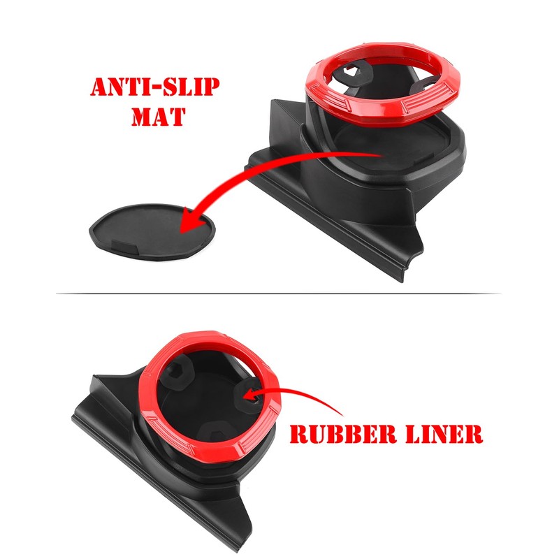 Cup Holder for Jeep Wrangler JK 2018-2024 Left Side Door
