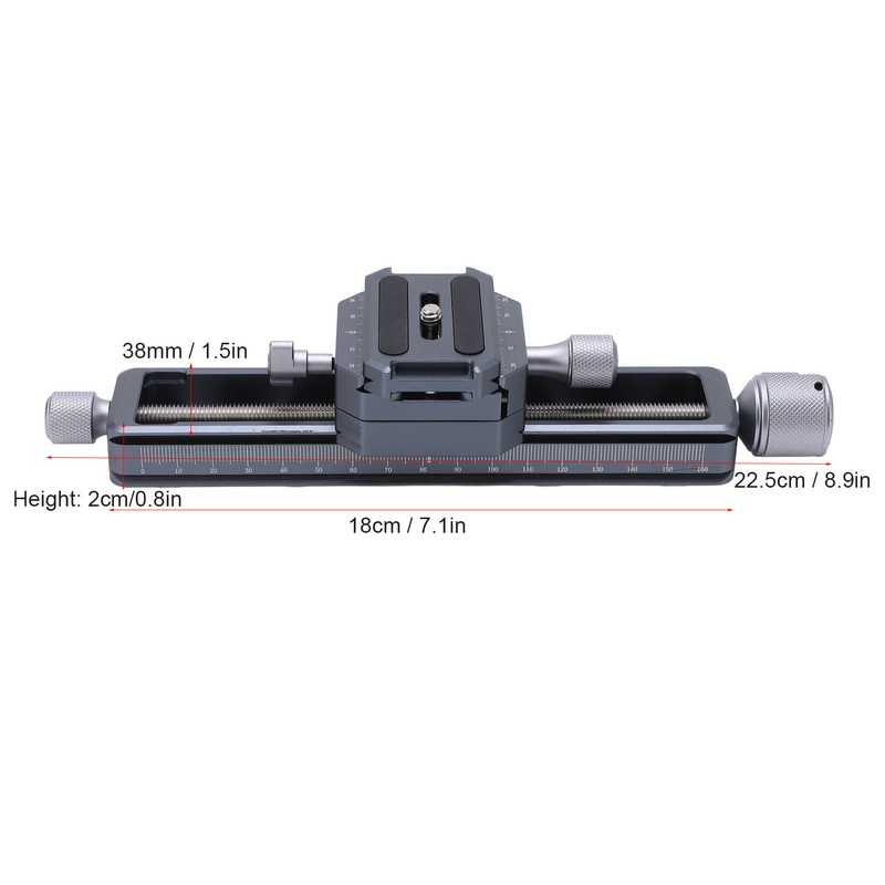 Macro Focusing Rail Slider Camera Close Up Shooting Rail Portable