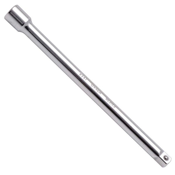 URREA Socket Wrench Extension - 3/8" Drive 12-Inch Ratchet Extender