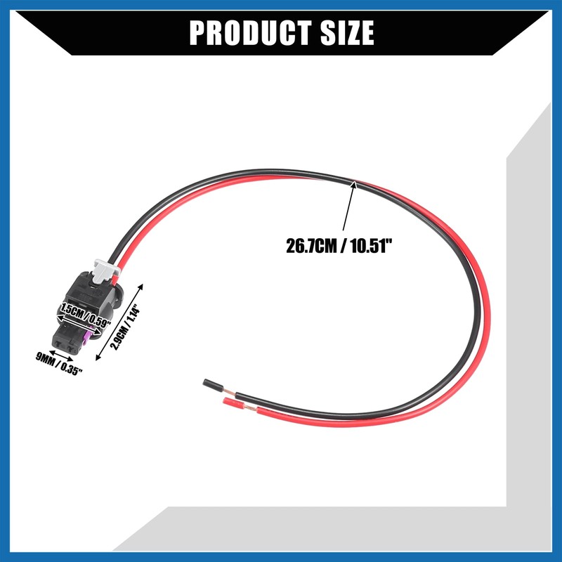 A ABSOPRO Car Side Marker Pigtail Connector Harness for Dodge