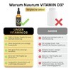 NAURUM® Vitamin D3-50 ml (1700 Drops) - Highest Permitted Daily