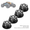 4pcs Aluminum Alloy Wheel Hub Cap Cover Accessory Fit for