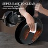 Kikcoin 16Pcs Pots and Pans Set Nonstick Ceramic Cookware Sets