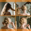 BEoffer French Hair Pin 3PCS Metal Hair Pins for Women