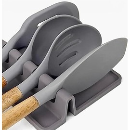 Large Kitchen Silicone (Life Time Warranty) Rest & Drip Pad for Stove Tops (Spoon/laddle/Food Brush/Spatula). BPA Free, Heat-Resistant, Unique Quality & Price, 5 Star *