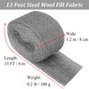 Steel Wool Mice Control 2 Pack, 13 Feet Steel Wool