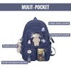 7VSTOHS Kawaii School Backpack for Girls Cute Aesthetic Backpack School