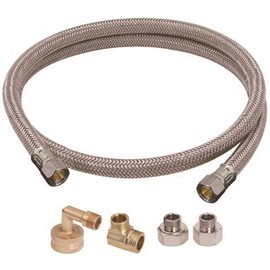 Brasscraft B1U-72DW612 D SPEEDI PLUMB BRAIDED UNIVERSAL DISHWASHER CONNECTOR KIT, 72 IN. (1 PER CASE)